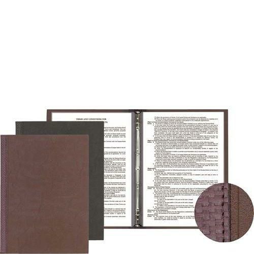 【シンビ】インフォ＆メニューブック スリムB-LUP 黒