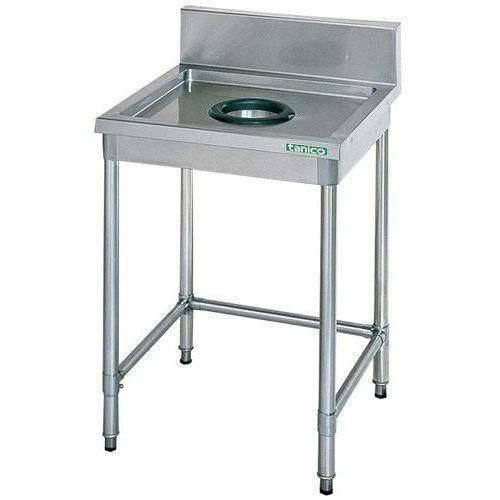 TXA-DT-60 18-0 【タニコー】ダストテーブル(バックガード付)