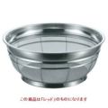 BK 18-8 カラーバー付 F型ザル 普通目 25cm レッド レッド
