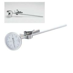 温度計 【斜面式スライドホルダー付 寸胴用温度計 簡易防滴型 PYS-250】 PYS-250 長さ:φ80×320mm 【グループA】