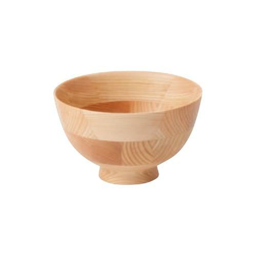【ひきよせ 丼(3段M)ヒノキ 130108】 高さ90(mm)【木製 食器】【業務用食器】