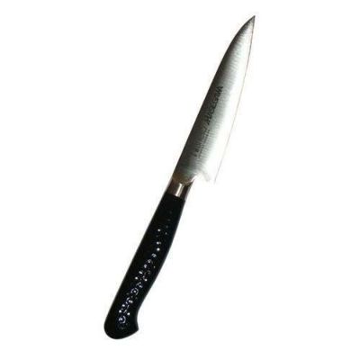 ペティナイフ 【ハセガワ 抗菌カラー庖丁 ペティーナイフ MPK-12 12cm ブラック】 MPK-12 長さ:240、厚さ:1.8 【グループA】