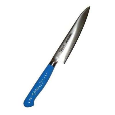 ペティナイフ 【ハセガワ 抗菌カラー庖丁 ペティーナイフ MPK-15 15cm ブルー】 MPK-15 長さ:264、厚さ:1.8 【グループA】