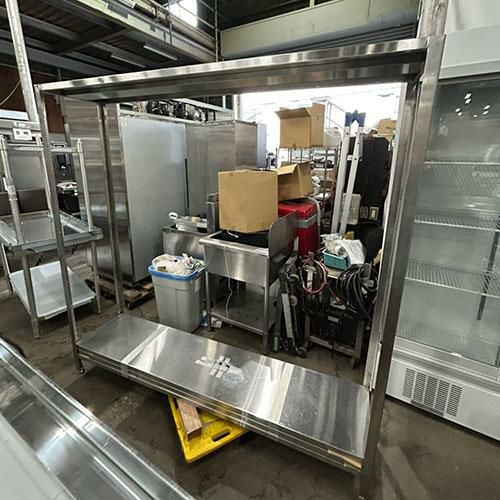 中古】パンラック 幅1800×奥行400×高さ1800 【送料別途見積