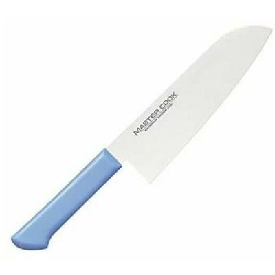 万能 【マスターコック 抗菌カラー庖丁 万能型 MCBK175 ブルー】 MASTER COOK MCBK175 長さ:295、背厚:2.2、刃渡:175 【グループA】