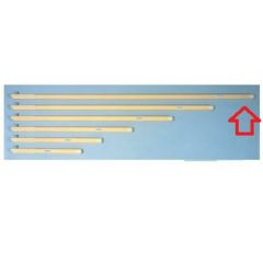 角柄 【抗菌 角柄(ワンプッシュ式)KP120 120cm】 KP120 長さ:1200 【グループA】