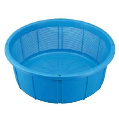 ザル 【セキスイ ザルカゴ #35 35L ブルー PE製】 #35 高さ210 直径:550、底径:460 【グループA】