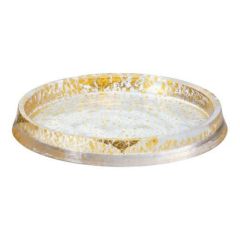 グラッセ 和の器・ビュッフェプレート・ボール リバーシブルプレート210 金箔付き