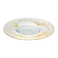 オービット・金箔付き 和の器・ビュッフェ・プレート・ボール リム付プレート280金箔付き