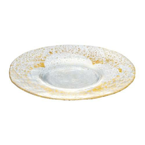 オービット・金箔付き 和の器・ビュッフェ・プレート・ボール リム付プレート280金箔付き