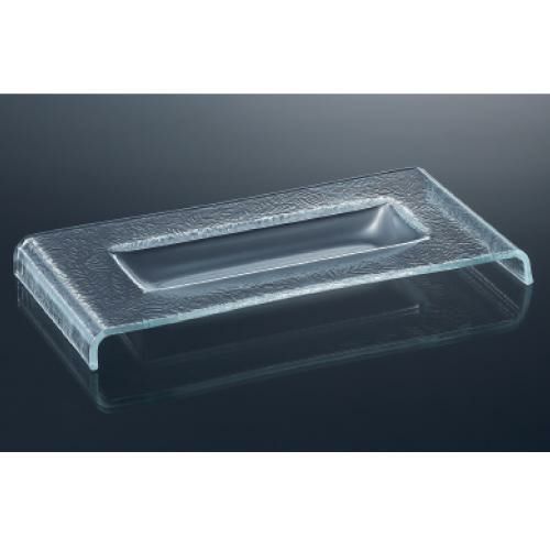 ビュッフェプレート 和の器・ビュッフェ・プレート・ボール 足付長角トレー(リーフ模様)