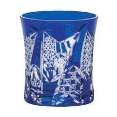 八千代切子 ギフト タンブラー(矢絣柄やがすりがら)