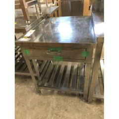 中古】作業台 引出し付き 幅640×奥行750×高さ800 【送料別途見積