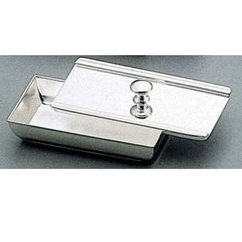 H 洋白 B渕 ようじ入れ 一枚蓋 三種メッキ