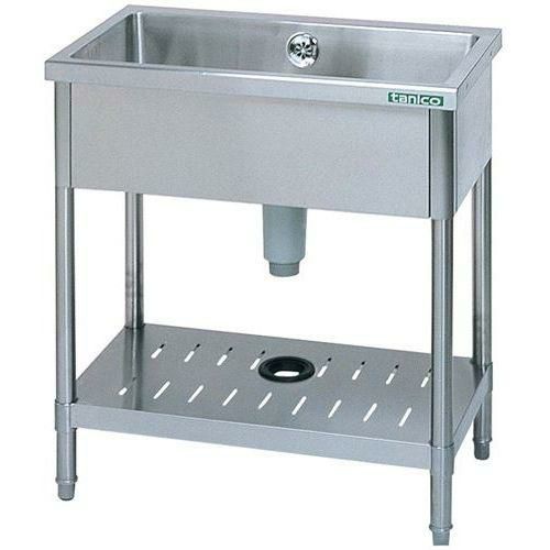 TXA-1S-7545NB 【タニコー】18-0 一槽シンク(バックガード無)