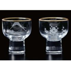 招福杯 ギフト 江戸切子 冷酒杯揃え