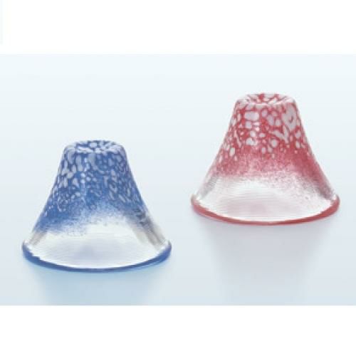 招福杯 ギフト 富士山 冷酒杯揃え(青・赤)