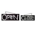 木製サイン(黒) 中 OPEN  のぼり屋工房
