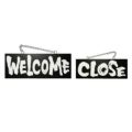 木製サイン(黒) 中 WELCOME  のぼり屋工房