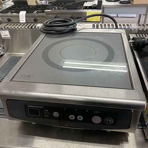 業界最長1年保証】【中古】IH調理台 ホシザキ HIH-2CE 幅350×奥行450