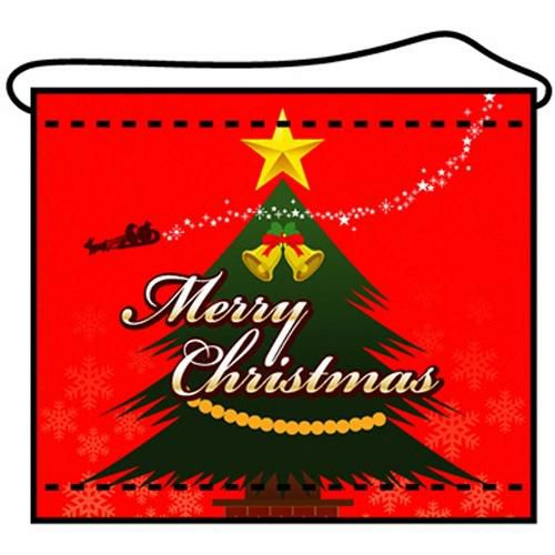 店内タペストリー(ミニ) 「メリークリスマス」 のぼり屋工房
