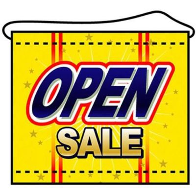 店内タペストリー(ミニ) 「OPEN SALE」 のぼり屋工房