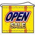 店内タペストリー(ミニ) 「OPEN SALE」 のぼり屋工房