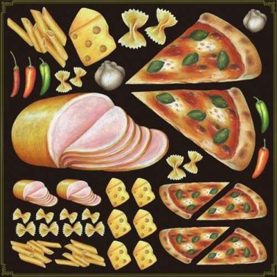 デコレーションシール ミドル イタリアン1  のぼり屋工房