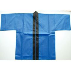 不織布ハッピ 帯付き 子供用 青   のぼり屋工房