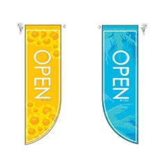 ミドルRフラッグ OPEN 夏  のぼり屋工房