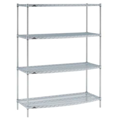 ラウンドエレクターシェルフ 4段 P1390×MS1220R