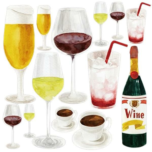 デコレーションシール イタリアン イラスト(13)  のぼり屋工房