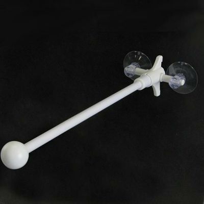 フラッグポール 2個吸盤式 丸パイプ26cm 白  のぼり屋工房