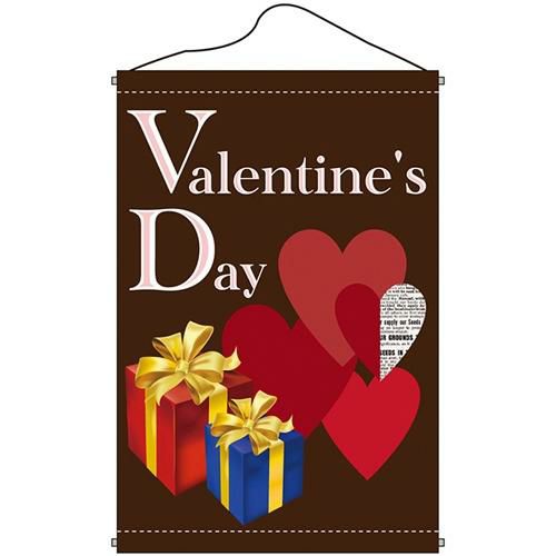 店内タペストリー(ノーマル) 「バレンタインデー(1)ブ」 のぼり屋工房