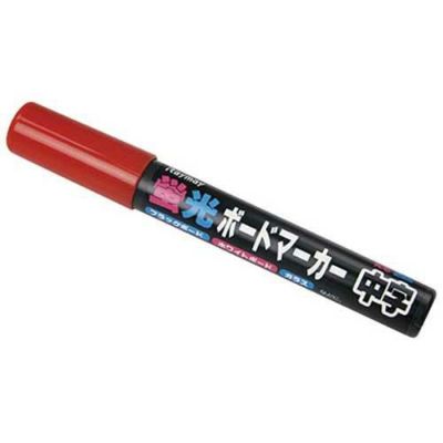 蛍光ボードマーカー (中字)レッド  のぼり屋工房