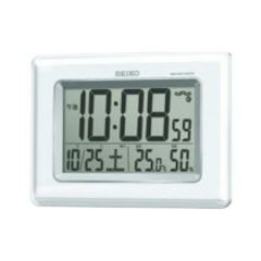 セイコー 掛置兼用電波時計 温湿度表示付 SQ424W SEIKO