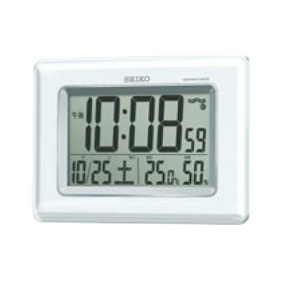 セイコー 掛置兼用電波時計 温湿度表示付 SQ424W SEIKO