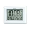 セイコー 掛置兼用電波時計 温湿度表示付 SQ424W SEIKO
