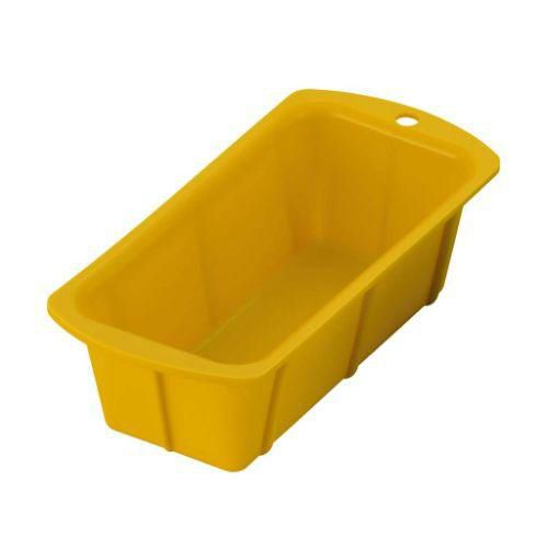 ケーキ型 【シリコン パウンドケーキ型 CM-01 イエロー 17cm】 CM-01 幅95 奥行210 高さ65 【グループA】