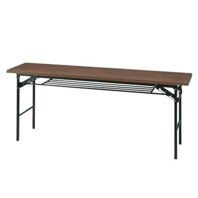 会議用テーブル ハイタイプ折りたたみ ローズ色 KH1860TR ローズ