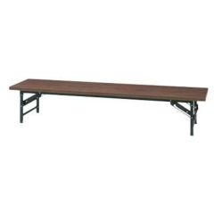 会議用テーブル ロータイプ折りたたみ ローズ色 KR1845NR ローズ