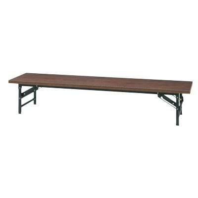 会議用テーブル ロータイプ折りたたみ ローズ色 KR1860NR ローズ