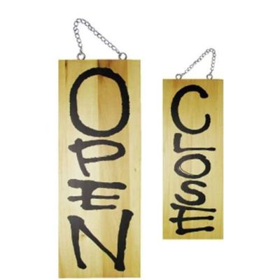 木製サイン 中 OPEN CLOSE   のぼり屋工房