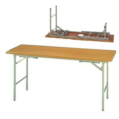 会議用テーブル ハイ・ロー2WAYタイプ チーク色 KRH1845NT チーク