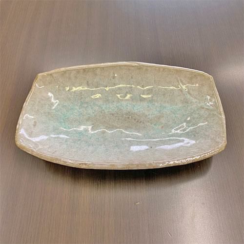 青釉10号深長皿 幅310×奥行185×高さ50