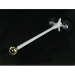 フラッグポール 2個吸盤式 丸パイプ26cm 金  のぼり屋工房