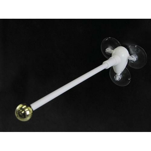 フラッグポール 3個吸盤式 丸パイプ26cm 金  のぼり屋工房