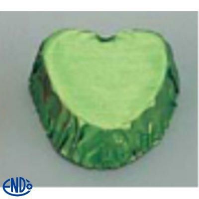 チョコカップ(2,000枚入) 9014ハート(緑)
