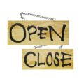 木製サイン 小 横 OPEN CLOSE  のぼり屋工房