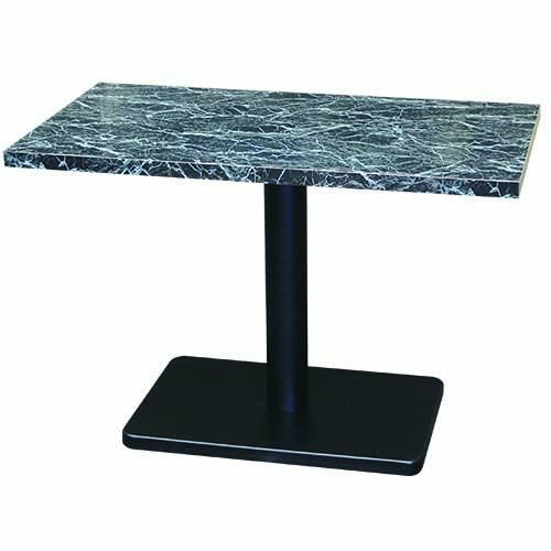 【テンポスオリジナル】TB ブラックマーブルテーブル W900 幅900×奥行500 天板厚み30 